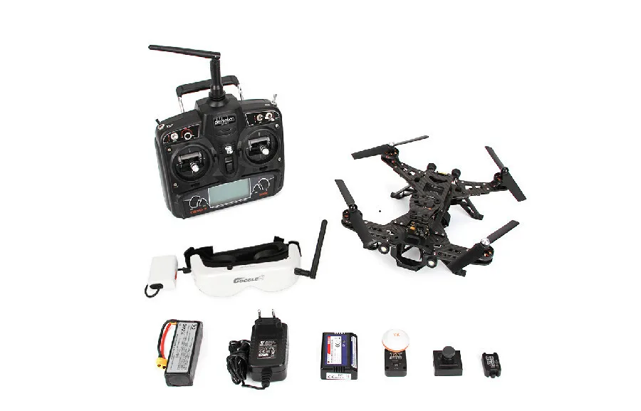Квадрокоптер Walkera Runner 250 Дрон с модульным дизайном гоночный DEVO 7 OSD HD камерой очки
