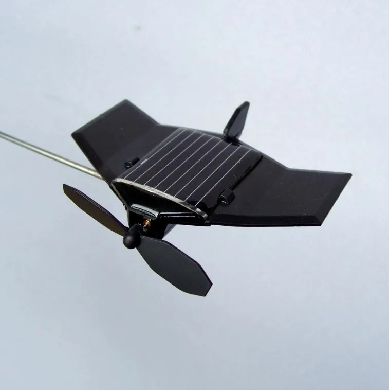 DIY Kits Model Plane Solar Powered Toys Black Hawk Solar Aircraft For