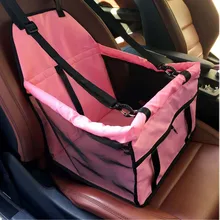 Портативный Собака Автокресло Обложка Водонепроницаемый нейлон собака кошка сумка легко установить с поводок автомобиль Детская безопасность для Мелких Животных