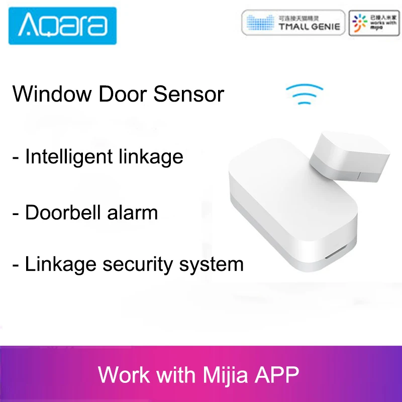 

Xiaomi AQara Smart Window Door Sensor ZigBee Wireless Connection Multi-purpose Work With Xiaomi smart home Mijia / Mi Home app