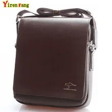 2016 men messenger bags crossbody bag for men Leather bag Kangaroo famous brand high quality shoulder bag men business briefcase