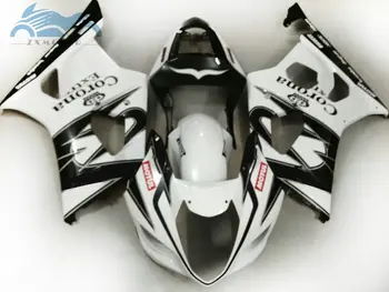 ABS plastic Fairing kits for Suzuki K3 K4 GSXR1000 03 04 sport racing motor fairings kit GSXR 1000 2003 2004 white corona parts ABS plastic Fairing kits for Suzuki K3 K4 GSXR1000 03 04 sport racing motor fairings kit GSXR 1000 2003 2004 white corona parts