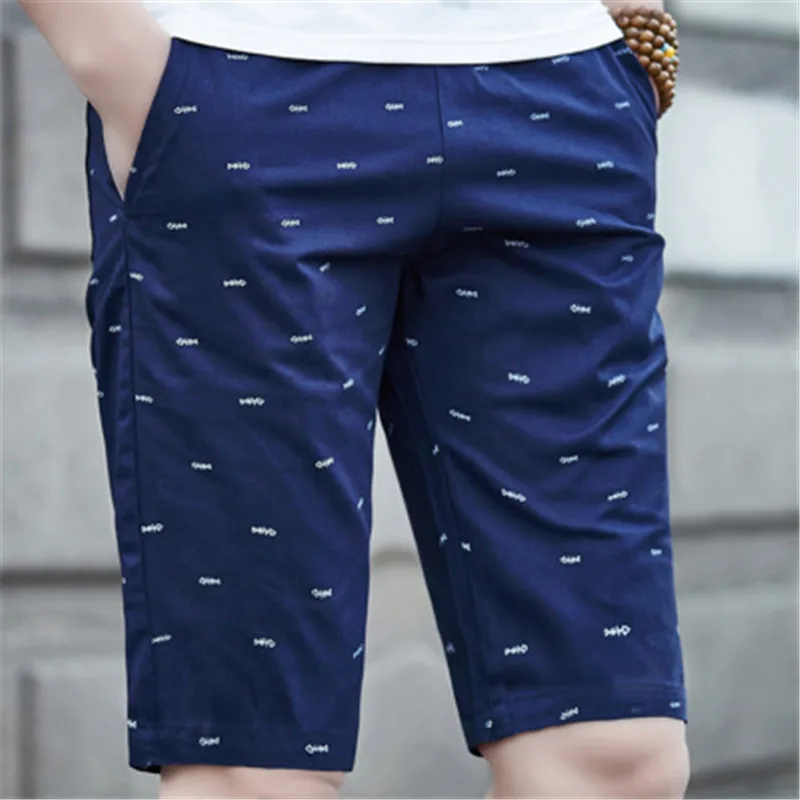 

Cotton Mens Casual Shorts Summer Plus Size Print Drawstring Beach Shorts Men Breathable Boardshorts Compression Workout Shorts 2