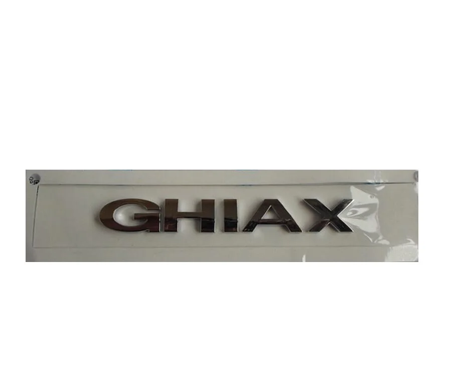 "GHIAX" Автомобильный хромированный abs-пластик багажник заднего числа буквы значок эмблема наклейка стикер для Ford