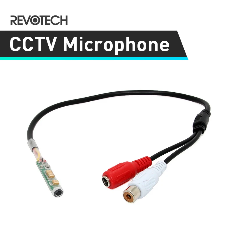 

Adjustable High Quality Mini Audio CCTV Microphone Surveillance Wide Range Sound Pickup Audio Monitor for Security Camera