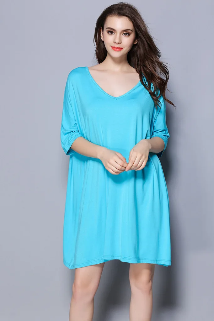 Для женщин lncrease Размеры модал Ночные рубашки для девочек трусы лето домашнее платье пижамы свободные удобные рубашки Костюмы