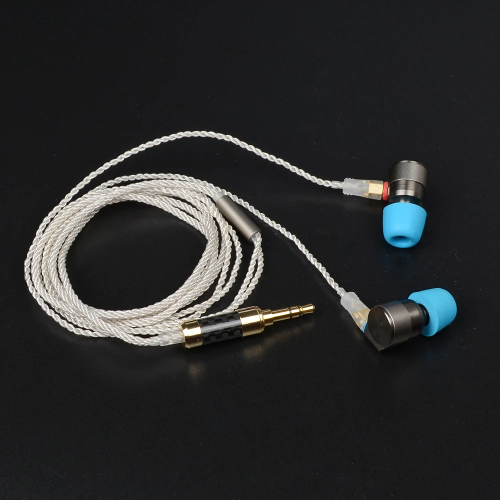 Lata de Alta Fidelidade Estanho 3.5mm no Ouvido Fone Dupla Unidade Dinâmica Alta Baixo dj Metal Mmcx Destacável t2 - Pro - Image 6