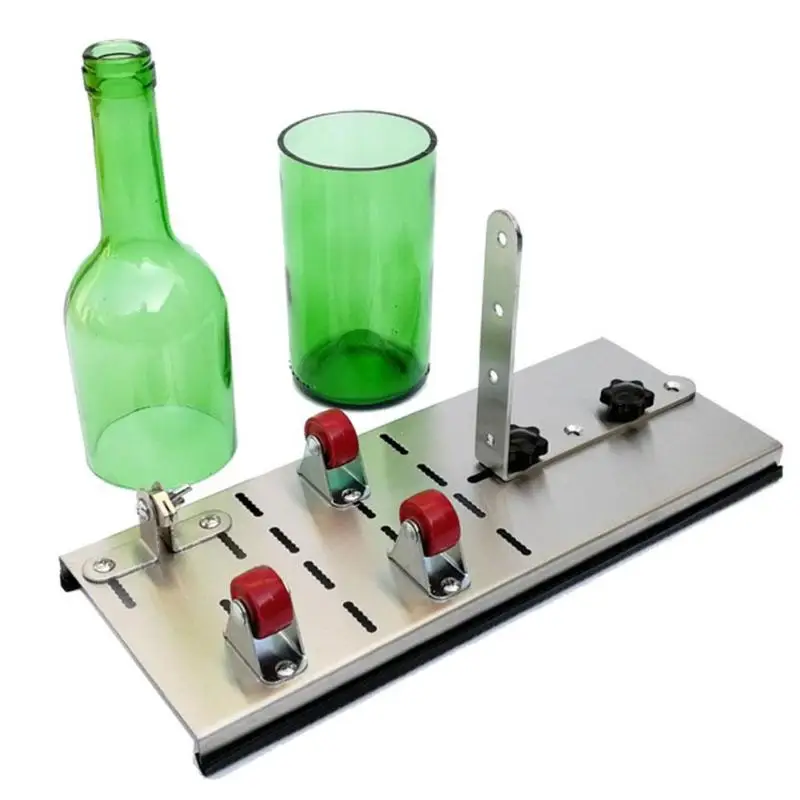 

Glass Bottle Cutter Cutting Thickness 2-12mm Stainless Steel 3 Rounds DIY Better Cutting Control Create Glass Sculptures Tool