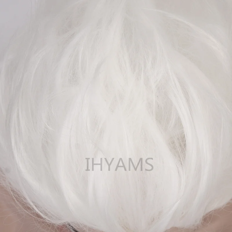 Ursula парик Рик Морти Рик Санчез Косплей парики короткие синтетические чисто белые парики термостойкие+ парик cap