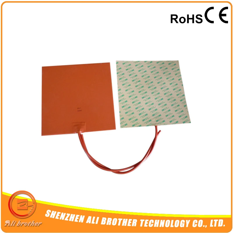 Silicone Heating Pad Heater 230v 800w 350x350mm With Digital Thermostat Electric Heating Pads
