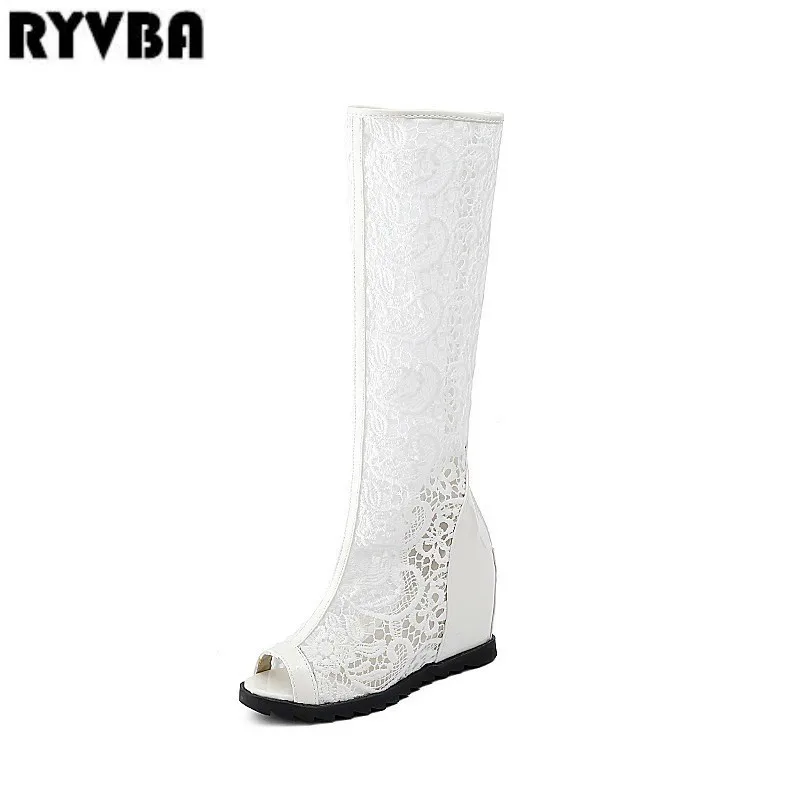 RYVBA/Женские Модные Босоножки с открытым носком женские сандалии облегающие