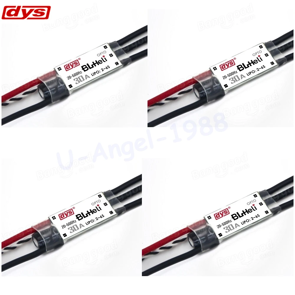 4 шт./лот Оригинальный DYS BLHeli BL30A Мини 30A OPTO ESC 2-6 s для rc mutilcopter QAV160 180 250 300 330 | Игрушки и