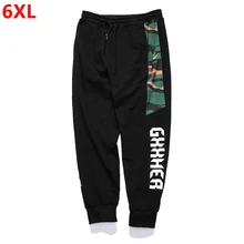 Повседневные брюки большого размера плюс, мужские брюки большого размера плюс, мужские брюки с эластичной резинкой на талии