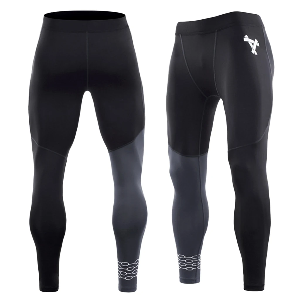 Men Compression Pants Cool Dry Sports Tights Baselayer Running Leggings for Yoga Cycling Workout Fitness 