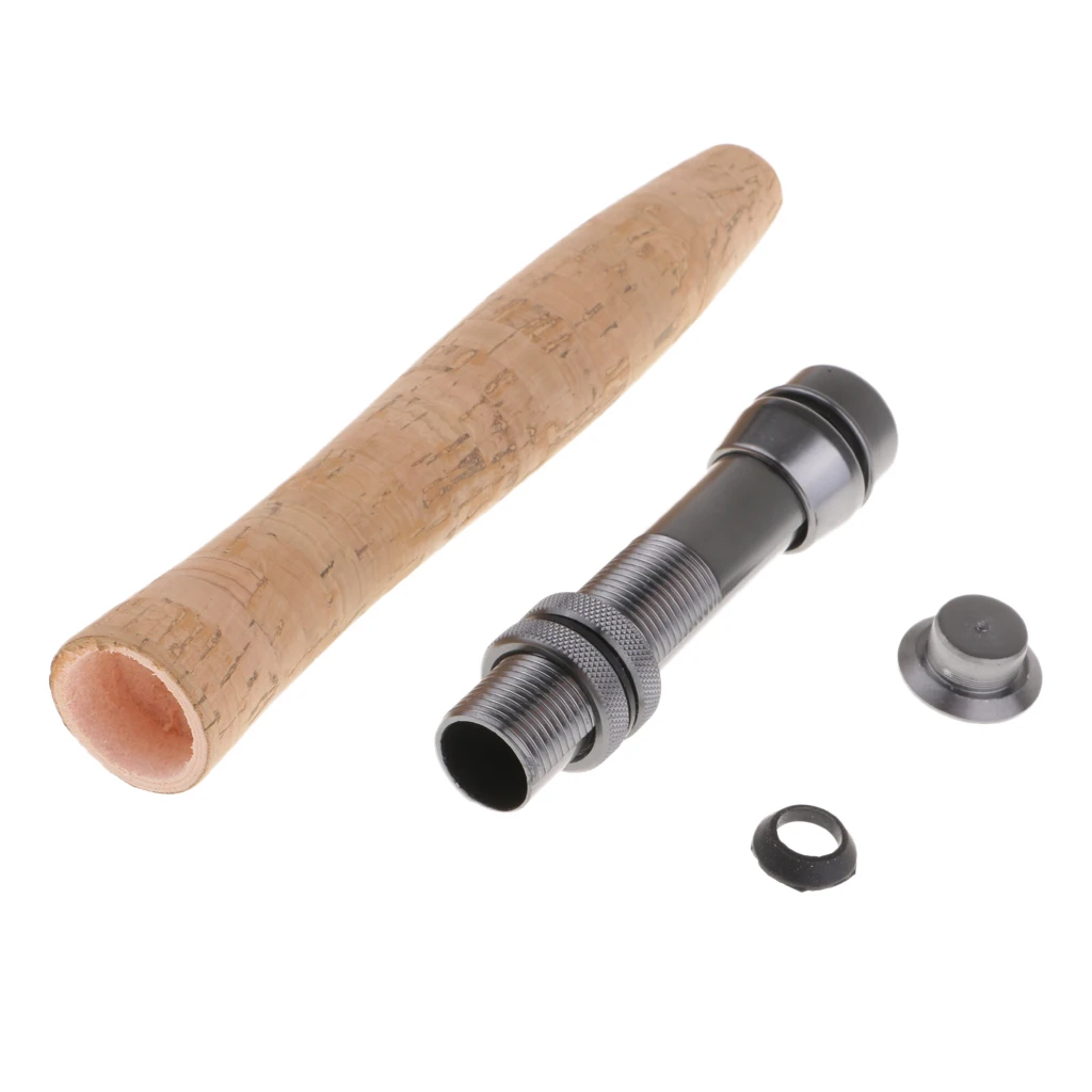 Cork Fly Fishing Rod Handle Grip with Reel Seat Fishing Rods for Rod Building or Repair  170/178mm