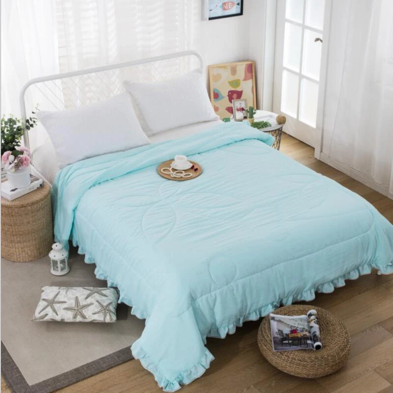 

Washed cotton material suitable for spring and autumn quilts Soft and comfortable exquisite workmanship good quality