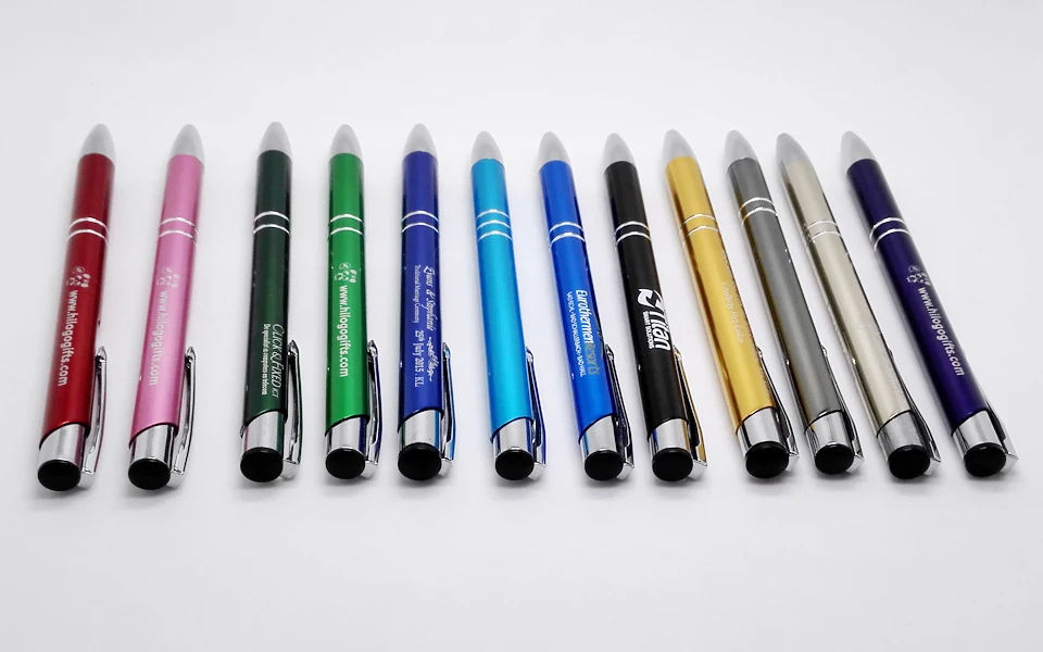

Unique promotional merchandise metal ballpoint pen 0.5mm cheap business gifts for customers and business partners