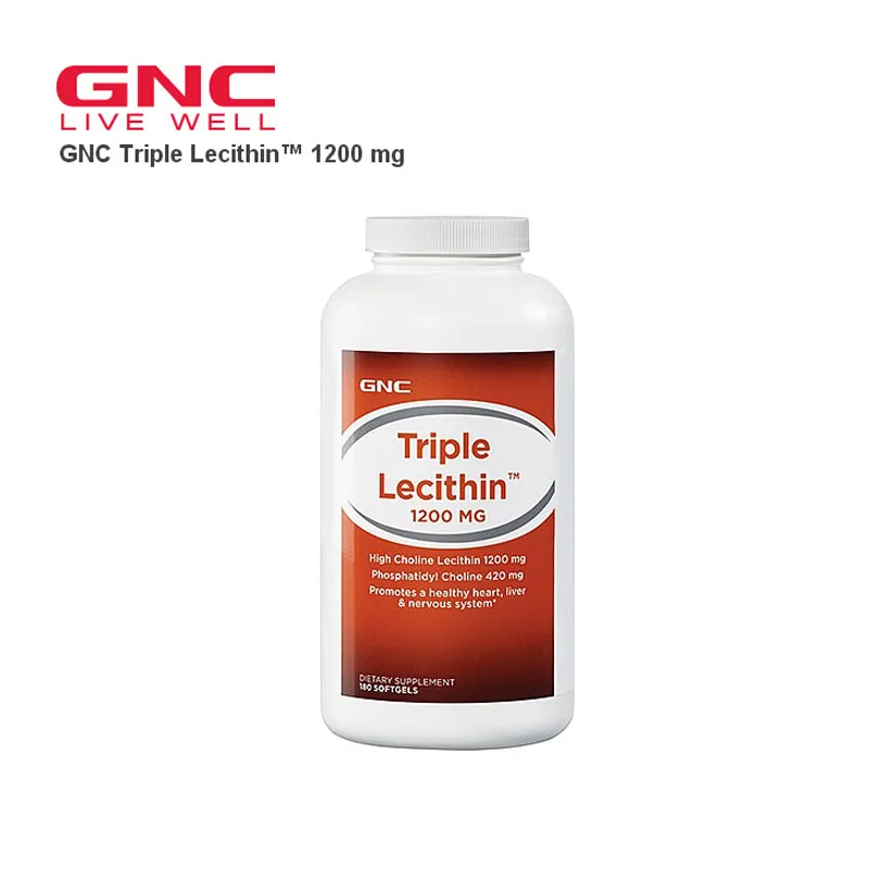 

Free shipping Triple Lecithin 1200 mg 180 softgels