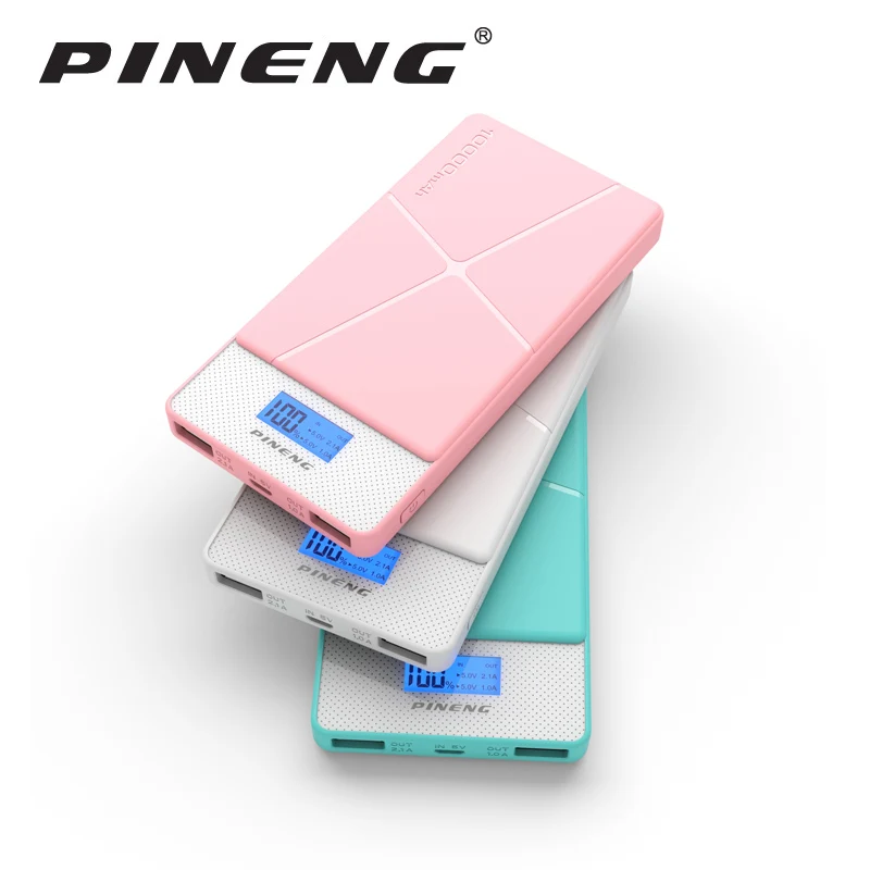 bilder für Pineng Energienbank 10000 mAh LED Externe Bewegliche Bewegliche Schnelle Ladegerät Dual USB Power für iPhone Samsung LG HTC Xiaomi bilder für Pineng Energienbank 10000 mAh LED Externe Bewegliche Bewegliche Schnelle Ladegerät Dual USB Power für iPhone Samsung LG HTC Xiaomi