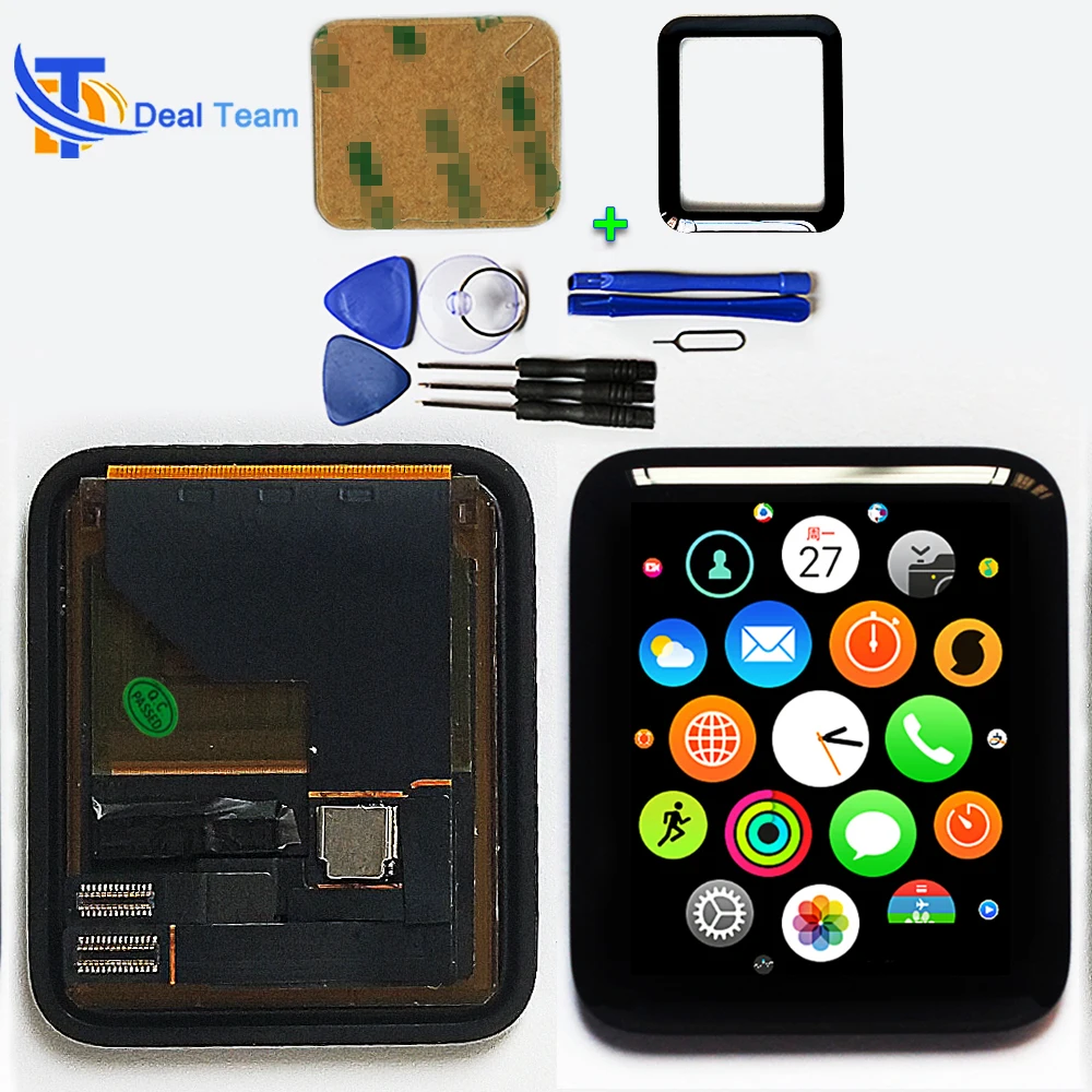 

For Apple Watch Series 1 38mm / 42mm Sport Sapphire LCD display Touch Screen Digitizer Assembly s3 GPS cellular Free Tools