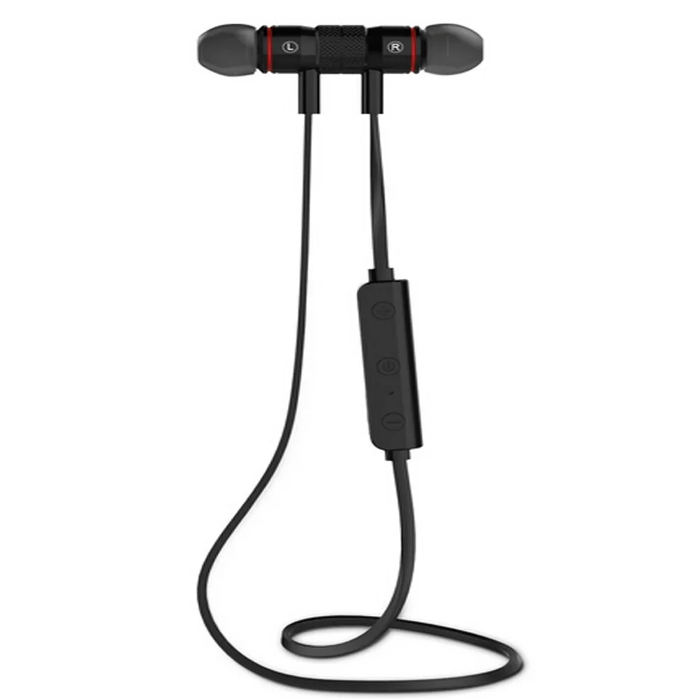 Bluetooth Headphones V4.0 Wireless Earbuds In-Ear Noise Reduction Earphones with Microphone Sweatproof Stereo Bluetooth Headset