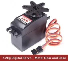 

Power HD Standard Sports Digital Servo 7.2kg/49g HD-7150MG W/Metal Gear for 26-30cc Airplane, 600 Electric Helicopter