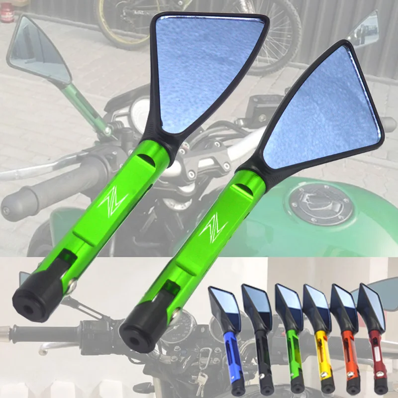 Универсальный мотоцикл Зеркало ЧПУ боковые зеркала заднего вида для kawasaki Z900 Z1000 Z800 Z750 Z650 Z300 Z250 Z125