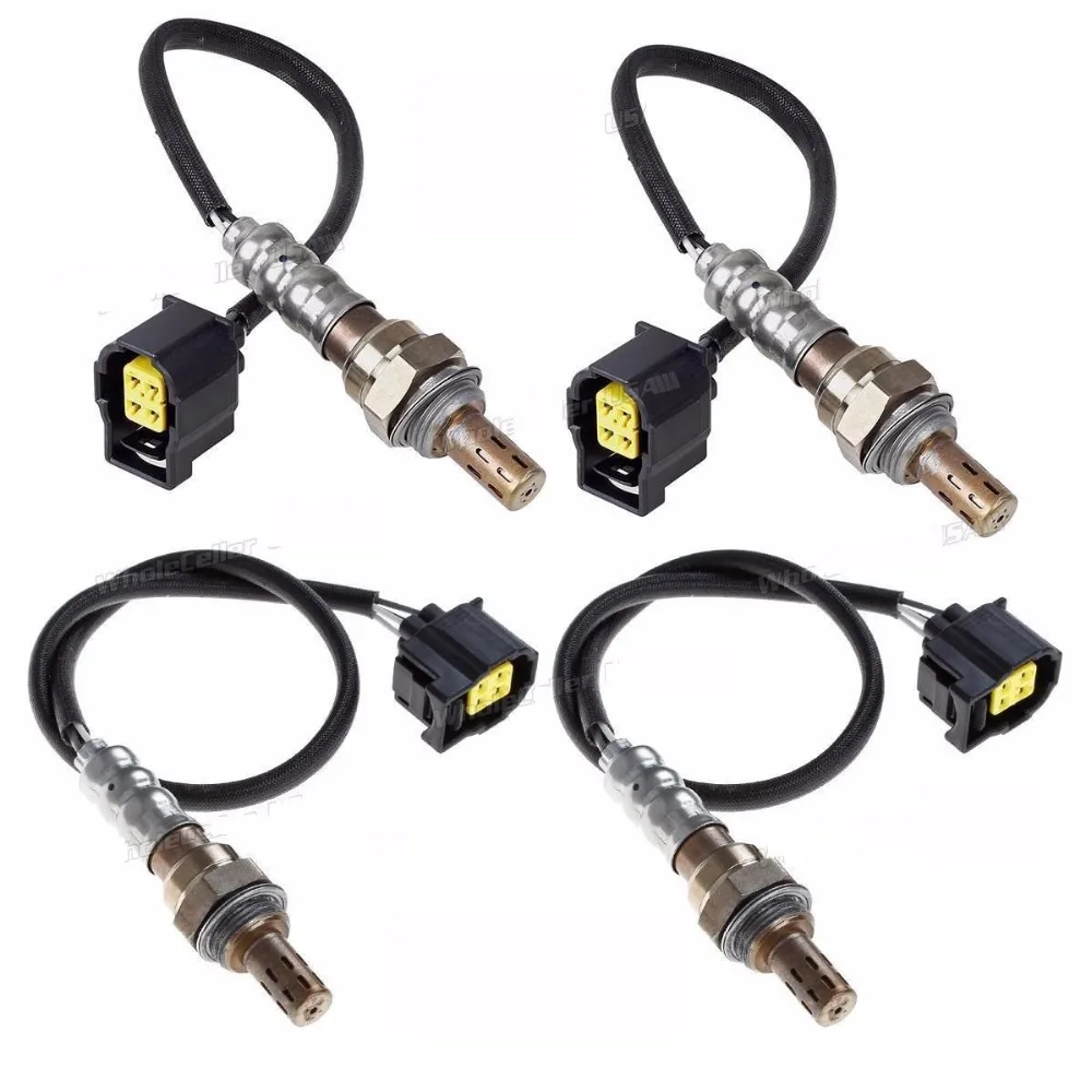 4x Set Oxygen O2 Sensor 1 2 Bank 1 Bank 2 For 04 01 Jeep Grand