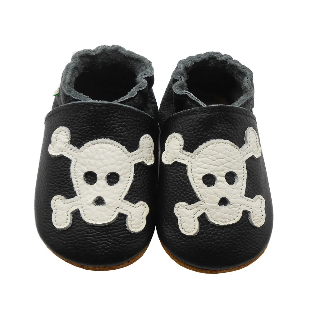 Leather Skull Baby Shoes Leather Skull Baby Shoes