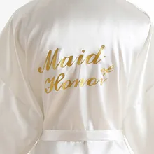 BZEL, новое шелковое кимоно, халат для невесты, женский халат, шелковые халаты для невесты, новые сексуальные белые халаты, атласный халат, женские халаты