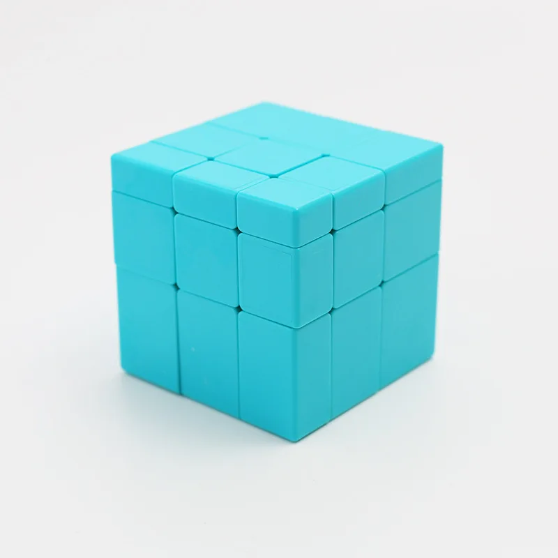 Странные Форма зеркальный волшебный куб 3x3x3 neo magico Cubo Скорость образовательный Детский пазл игрушки для детей