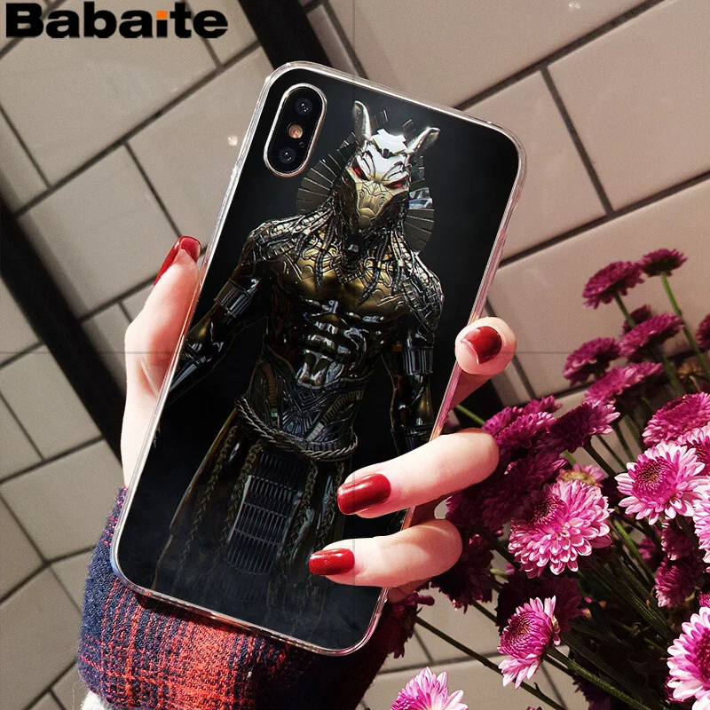 Babaite Egypt Anubis Ультратонкий чехол для телефона с мультяшным рисунком для Apple iPhone 8 7 6 6S Plus X XS max 5 5S SE XR