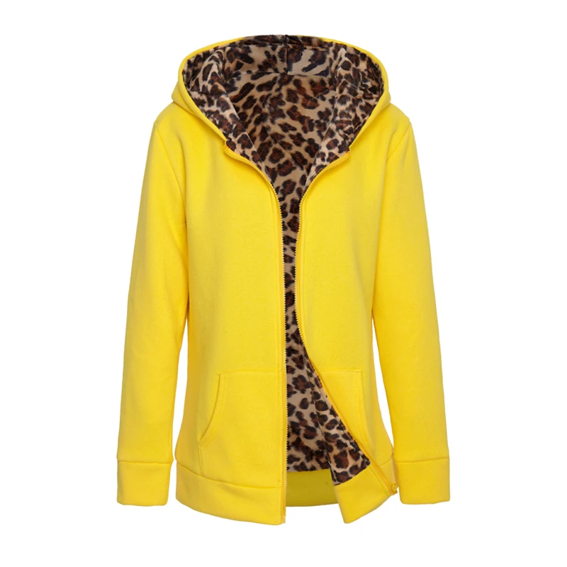 New jacket winter ladies hooded Sweatshirt plus velvet thick double warm fleece casual long-sleeved solid coat Harajuku hoodie New jacket winter ladies hooded Sweatshirt plus velvet thick double warm fleece casual long-sleeved solid coat Harajuku hoodie