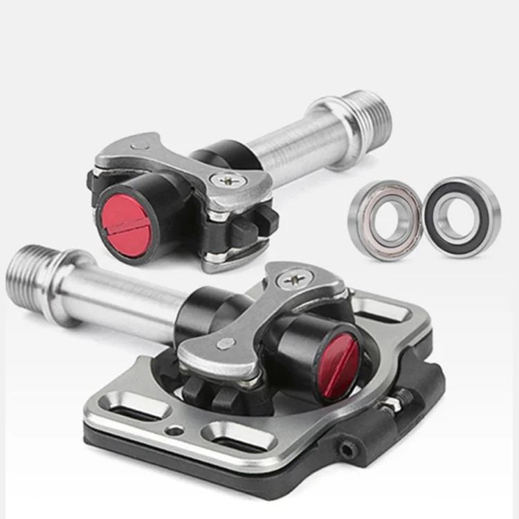

Bicycle Titanium Alloy Highway Cycling Lock MTB Road Bicycle Lock Pedal Bicycle Self-locking Pedal Riding Equipment