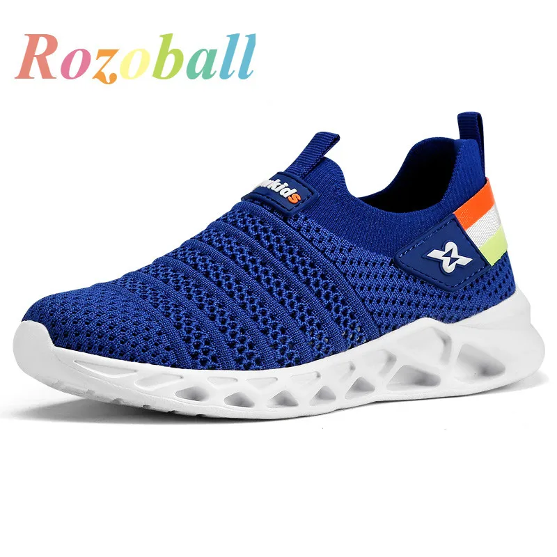 

Children shoes boys sneakers girls sport shoes air mesh slip on child leisure trainers casual breathable kids running shoes