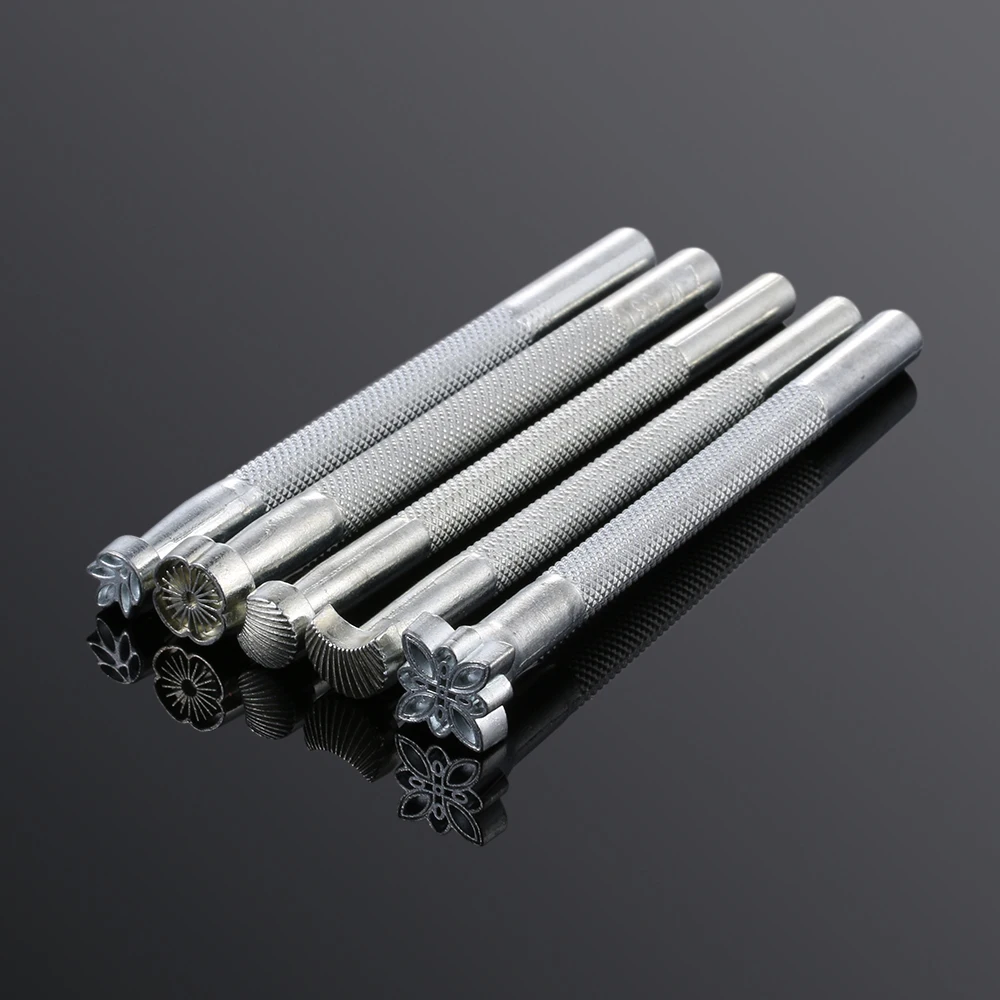

20 Styles Metal Leather Stamping Solid DIY Printinting Stamping Carving Leather Craft Stamps Leather Working Saddle Making Tools
