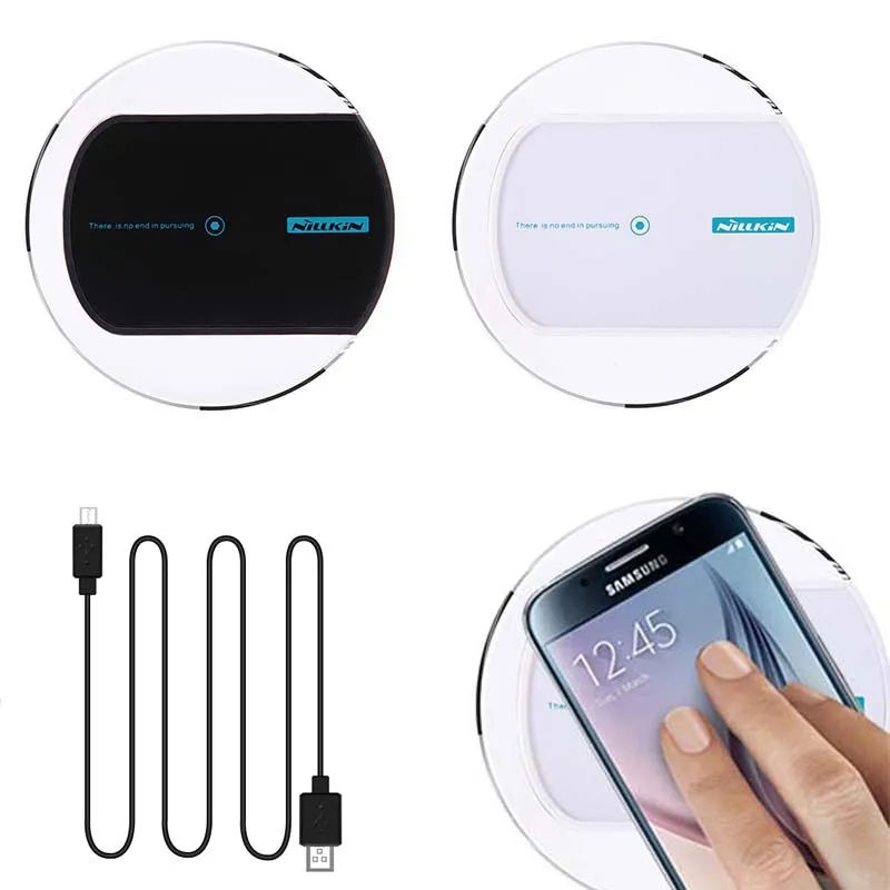 Qi Wireless Charger Charging Pad 100 Original Magic Disk For SAMSUNG GALAXY S6 S6 Edge S6