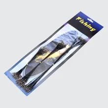 72 шт./рыболовная приманка перед проводом ведущая линия против укуса подлиния Проводная проволока черная приманка для морского окуня леска проволока специальные предложения