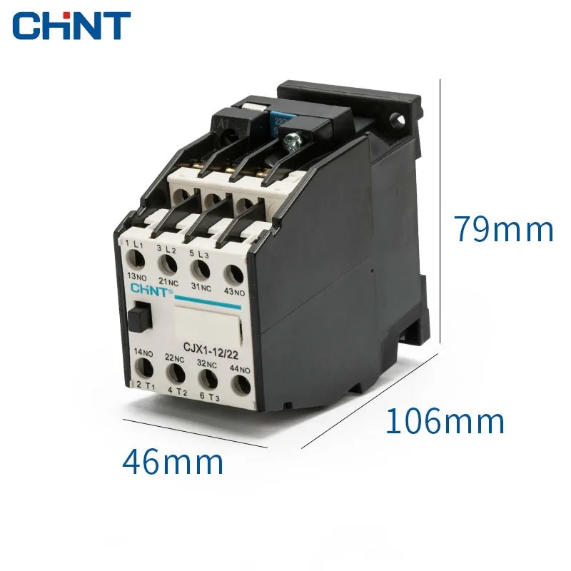 CHINT AC Контактор CJX1-12/22 3TB41 рейку 380 v 220 v 110 v 36 v 24 v