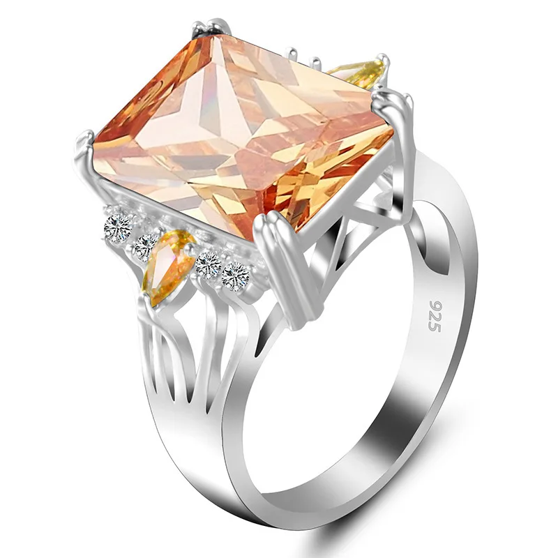 square crystal wedding engagement rings jewelry (3)