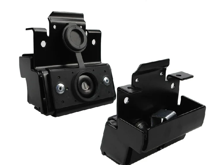 Black Steel Hood Bolt Lock Anti Theft Security Lock Kit OEM for JEEP JK