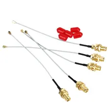 15CM 5 9 Inch RG178 SMA to uFL u FL IPX IPEX RF Female Adapter Cable