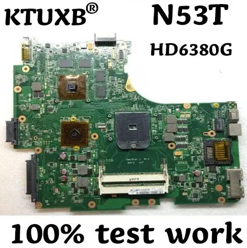 

KTUXB N53TA REV 2.0 motherboard for ASUS N53TK N53T N53TA notebook motherboard GPU 2G DDR3 100% test work