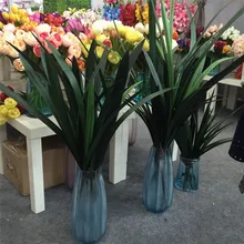 100 см 80 см 60 см Настоящее прикосновение Искусственный лист орхидеи Цветочная композиция DIY исходный материал искусство