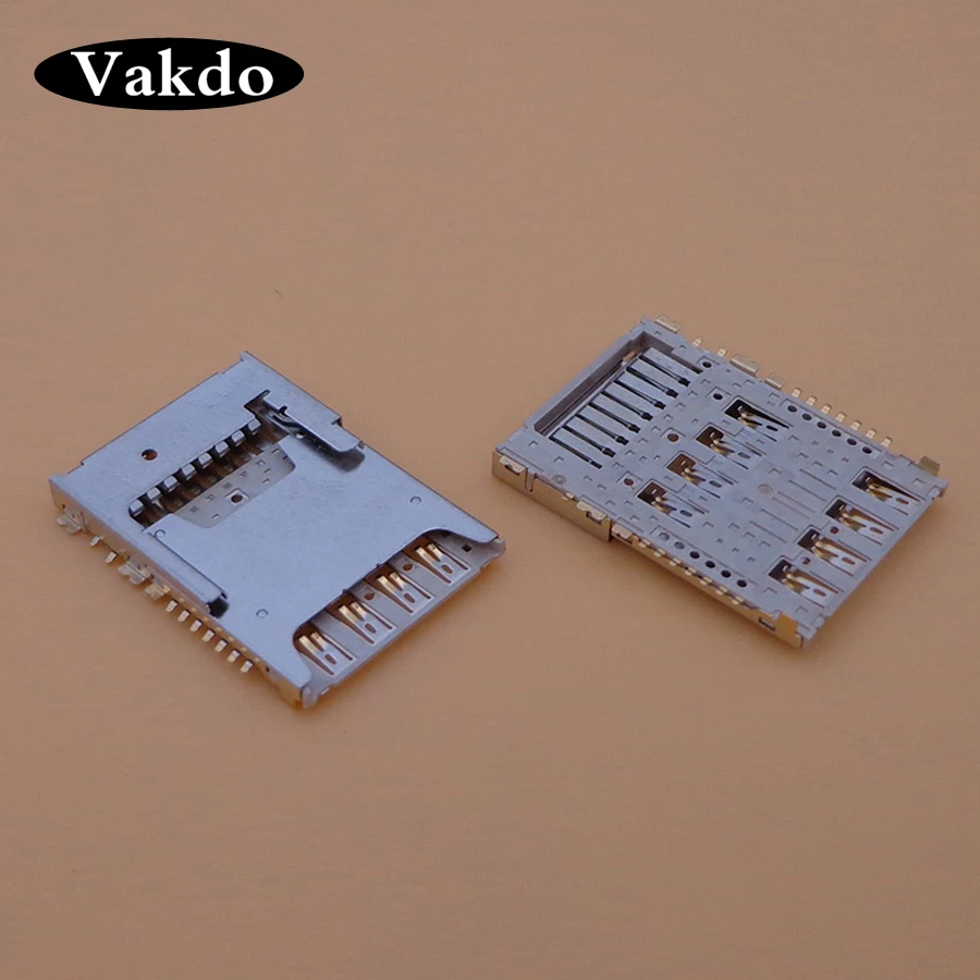 

2PCS SIM Micro SD Memory TF Card Tray Reader Slot Holder with memory Socket module adapter For LG G3 D855 D850 F400 replacement