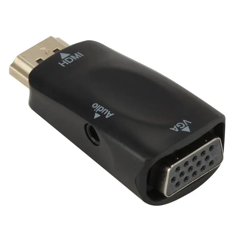 Адаптер hdmi-vga аудиокабель конвертер мужского и женского пола HD 1080 P для портативных ПК ТВ коробка компьютер Дисплей проектор Z2