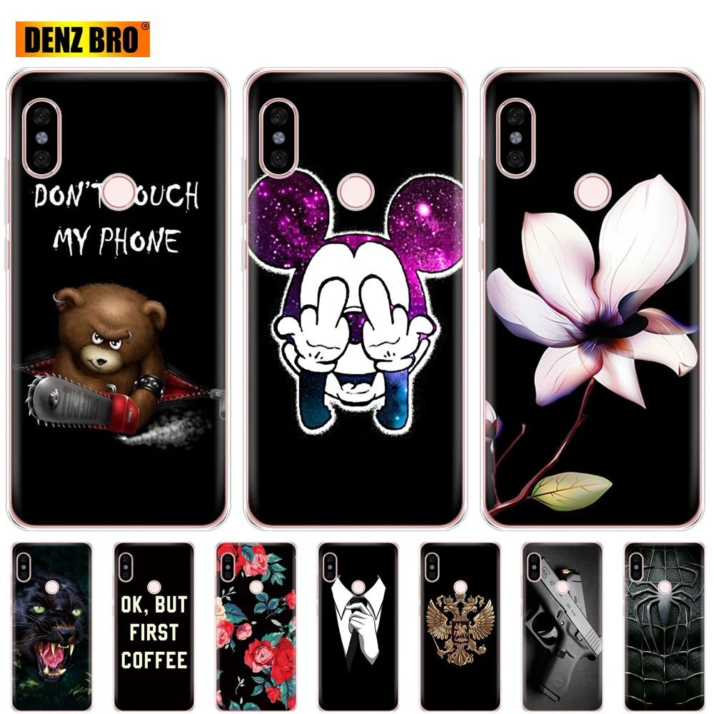 

For Xiaomi Redmi Note 6 Pro Case 6.26'' Silicone Soft TPU Back Cover For Xiaomi Redmi Note 6 Pro Case bumper protective coque