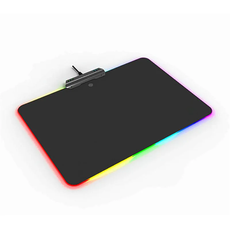 

Gaming Backlit Mouse Gamer Pad LED Light RGB Gaming Mouse Pad Edge Lighting Mice Mat With Touch Switch For PUBG Dota LOL