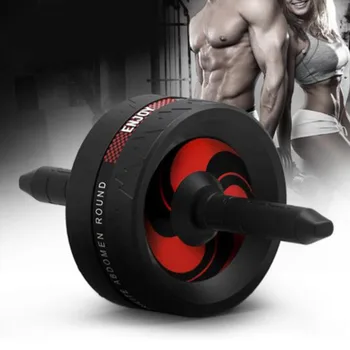 

Roller Wheel Big Exercise Fitness Wheel for Core Strength Training Abdominal Workout Easy Grip Handles with Knee Mat