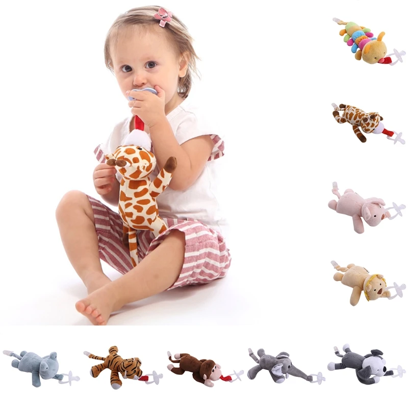 Baby Boy Girl Dummy Pacifier Chain Clip Plush Animal Toys Soother Nipples Holder (not include Pacifier) Baby Boy Girl Dummy Pacifier Chain Clip Plush Animal Toys Soother Nipples Holder (not include Pacifier)